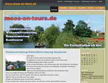 Tablet Screenshot of moos-on-tours.de